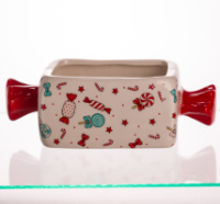 Конфетница новогодняя фарфоровая 24×11.5×8 (см) CR-1-22