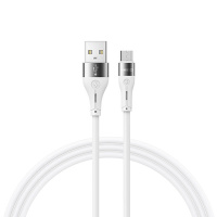 Кабель Recci Swift Series RS11M, Micro, 1m, 2.4A, White