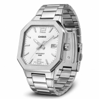 Чоловічий годинник Casio MTP-B195D-7A — класична модель з японським механізмом та прямокутним корпусом