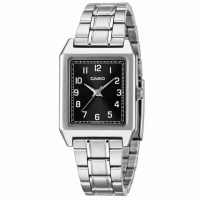 Жіночий годинник Casio LTP-B150DA-1B Класичний Квадратний у Сталевому Корпусі