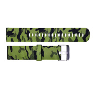 Ремінець для годинника Skmei 1893CMGN Camo Green 20 мм каучуковий камуфляжний