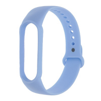 Ремешок силиконовый для Xiaomi Mi Band 5/ 6 цвет  27 синий