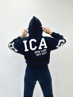 Спортивний костюм на флісі «Chicago» оптом | Батал | Розпродаж моделі Темно-синій, 50-52