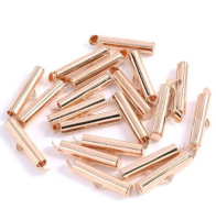 Слайдер. Размер 4×30 мм. Цвет - золото. 1 шт