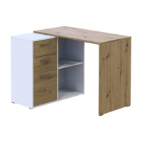 Офисный стол Doros T8 Белый/Дуб Артизан 100х83х75 (DRS-011512)