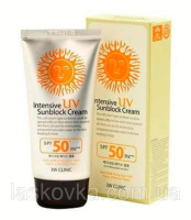 Сонцезахисний крем 3W CLINIC Intensive UV Sunblock Cream SPF50 PA+++, 70 ml