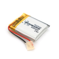 Литий-полимерный аккумулятор 7*25*30mm (Li-ion 3.7В 600мА·ч)