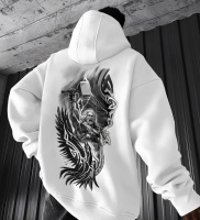 Худі з ДТФ оверсайз унісекс не утеплене стильне