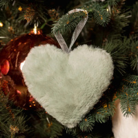 Игрушка на елку YES Сердце 973555 15 см ментоловая