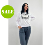 Трикотажний спортивний костюм з принтом «Condor» оптом | Норма | Розпродаж моделі