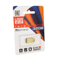 Флэш-накопитель Mibrand Puma, USB 2.0, 32GB, Metal Design, Blister
