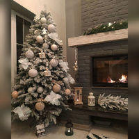 Ялинка лита Ковалівська засніжена 250 см штучна, від виробника Siga Group, сертифікована, 2.5 м