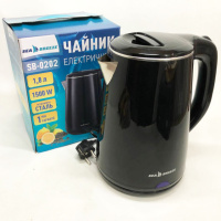 Чайник термос SeaBreeze SB-0202 1.8Л, 1500Вт, хороший электрический чайник, тихий электрический чайник