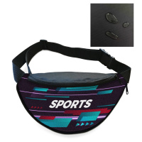 Сумка-бананка Sport чоловіча/жіноча спортивна 32×16 см з розширювачем поясна сумка або сумка через плече (3746)