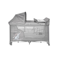 Манеж Lorelli MOONLIGHT 2L ROCKER (grey fun)