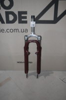 Вилка 26« ST + AL 1-1/8» резьб. AM шток-156мм темно-красный (м) (Pantone 188C 60% matt) LIANJI LJ-536M Dorozhnik RUBY 2022 (повреждение ЛКП)...