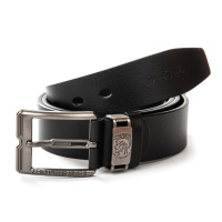 PODIUM Ремень Мужской кожа DS-007 black