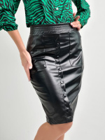 Модна спідниця зі шкіри «Sharm» оптом | Розпродаж моделі 42