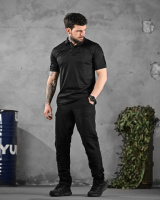 Літній тактичний костюм soldier чорний поліція ДЛ6404