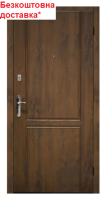 Розпродаж залишків* Двері вхідні GALICIA Гармонія 008 Дуб темний, 860x2050