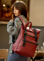 Рюкзак ролл високої якості українського виробництваунісекс Лідер Продажу бордо