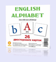 Развивающие карточки «Английский алфавит» (110х110 мм) 101693 на англ. языке