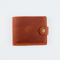 Класичний гаманець Skill із натуральної шкіри Crazy Horse SH117 (світло-коричневий)