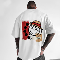 Футболка з ДТФ принтом оверсайз унісекс стильна виробництво Україна