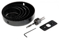 Набор сверл корончатых по дереву Apro 64-127 x 25мм (5шт) (812031)