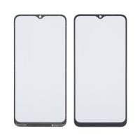 Стекло тачскрина с OCA плёнкой для Motorola E13 чёрное с олеофобным покрытием, закалённое