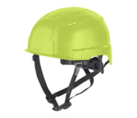 Шолом захисний з ремінцем EN 12492 BOLT200 MILWAUKEE Hi-Vis, вентильований, жовтий