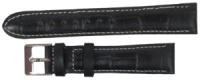 Шкіряний ремінець для годинника Mykhail Ikhtyar Ш18 мм чорний