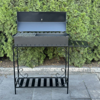 Мангал-барбекю Mzavod Гефест на 12 шампуров 4мм на дровнице