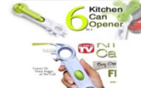 Відкривачка для банок KITCHEN CAN OPENER 6IN1