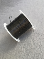 Силиконовая резинка. 10 м. черный