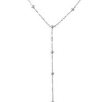 Серебряное колье CatalogSilver с без камней, вес изделия 2,85 гр (2159216) 400450 размер