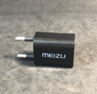 Мережевий зарядний пристрій Meizu 1USB 1.5A (технічне пакування.) Чорний