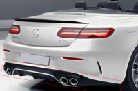 Задний диффузор Black с насадками Chrome (Дизайн AMG53) для Mercedes E-class coupe C238 2016-2024 гг