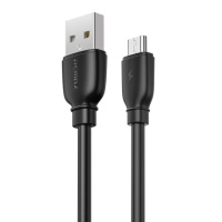 Кабель Remax Suji Pro USB 2.0 to microUSB 2.4A 1M Черный (RC-138m-b)