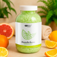 Магниевая ванна Бишофит Полтавский с ароматом цитруса, 1000 г — свежесть, энергия, восстановление, уход (NS)