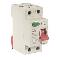 TENCE ПЗВ диф реле двополюсне 25А, струм витоку 30 мА, тип AC