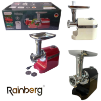 М’ясорубка Rainberg RB-2270 3800Вт з реверсом та насадками для шатківниці та ковбас (Чорна, Біла,Червона)