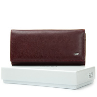 PODIUM Кошелек Classic Женский кожа DR. BOND W1-V wine-red