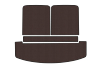 Резиновый коврик в багажник V2 (Коричневый) для Hyundai Santa Fe 5 2023- гг