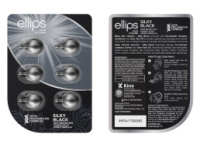 Масло для волос Ellips c Про-Кератиновым комплексом «Шелковая ночь» для красоты темных волос, 6шт x 1мл