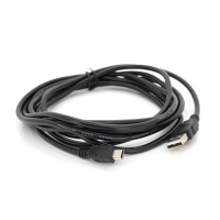 Кабель USB 2.0 (AM / Mini 5 pin) 3,0м, чорний