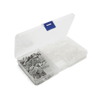 Набор клемм F1 мама, 6,3/4,8/2,8 мм, провод 0.5-1.5, изолированная, медь , 300шт в коробке, цена за коробку