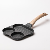 Сковорода для сніданку алюмінієва 19*19*2 см, сірий