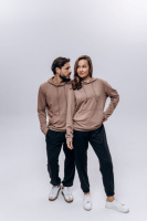 Костюм чоловічий (unisex) мокко/чорний двохнитка