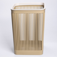 Корзина для мусора пластиковая в офис для бумаги 22×22×30 (см) корзина под мусор 8 (лмусорное ведро Коричневый HP-45-9OL